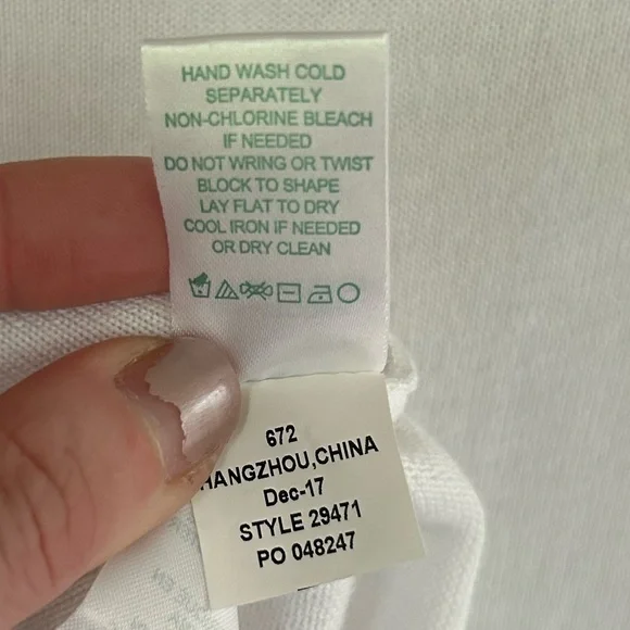 LILLY PULITZER Knit Cropped 3/4 Sleeve Cardigan Preppy Old Money Parisian Size M - Picture 13 of 13